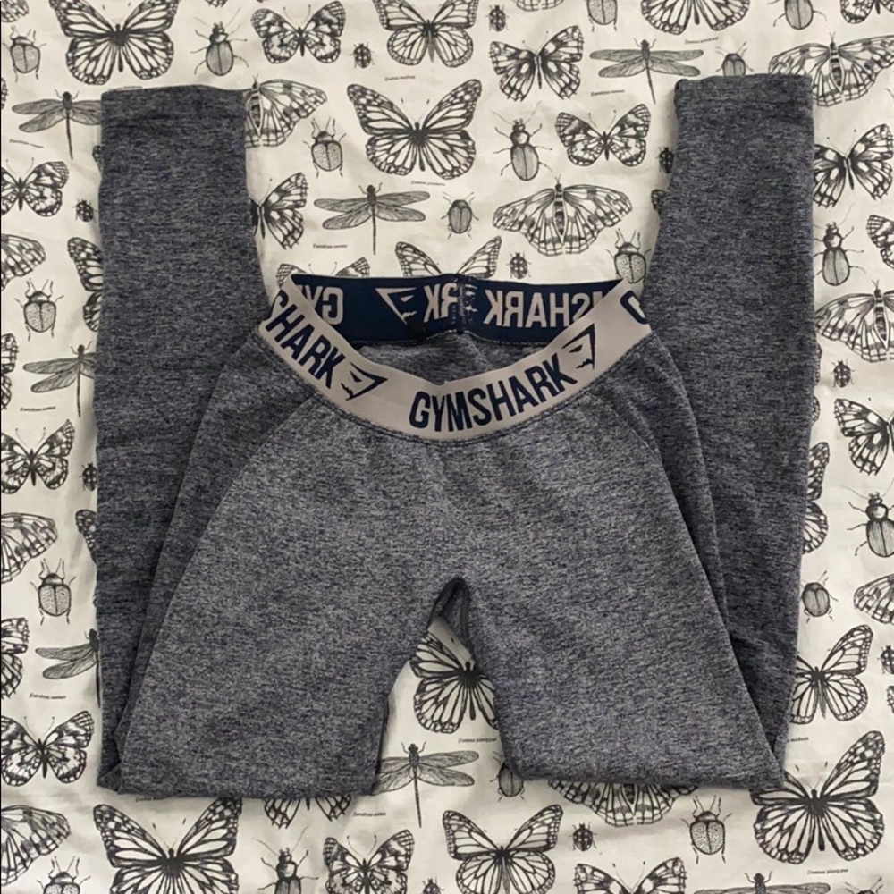Gymshark Flex Leggings Size S in Blue/Grey Marl